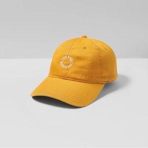 NWT Vuori Clarity Dad Hat Mustard Yellow